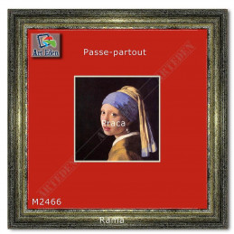 Karton Passe-Partout Moorman czerwony M2466 sample