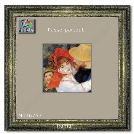 Passe-Partout szary z szarym przekrojem M046757