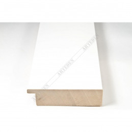 ABI370/40 72x20 - szeroka biała mat rama do obrazów i luster sample1