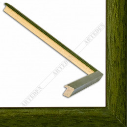 ASO127.33.038 14x15 - mała autore zielona ramka do zdjęć i obrazków sample