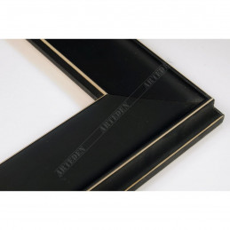 INK5302.470 50x24 - drewniana czarna mat rama do obrazów i luster