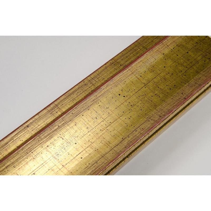 INK7501.747 45x21 - drewniana złota rama do obrazów i luster