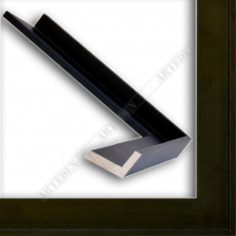 SCO191/172 35x26 - drewniana american box czarna rama do obrazów i luster sample