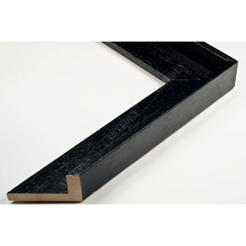 SCO191/172 35x26 - drewniana american box czarna rama do obrazów i luster
