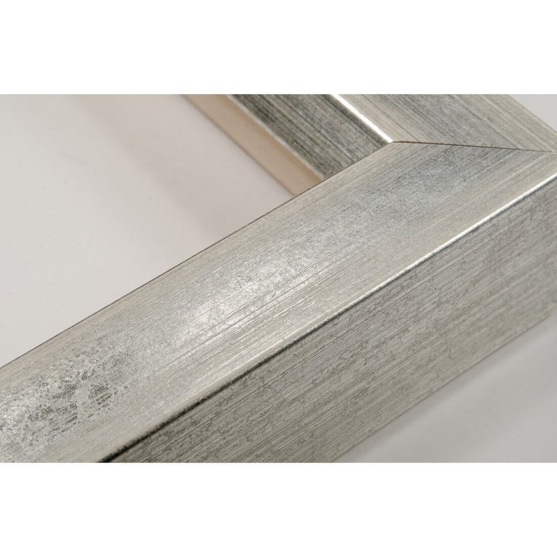 SCO816/181 35x40 - drewniana srebro jasne blejtram rama do obrazów i luster
