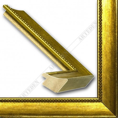 SCO959/145 25x23 - wąska złota rama do zdjęć i luster