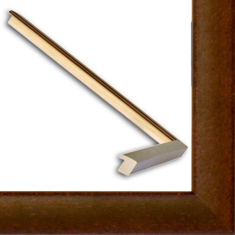 ASO127.33.067 14x15 - mała autore brązowa ramka do zdjęć i obrazków