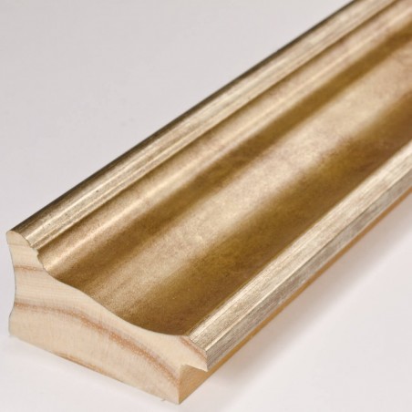 INK5285.714 55x30 - rama metalizowana złota ze złotą przecierką
