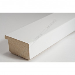 ABI366/30  40x20 - drewniana biała lak rama do obrazów i luster sample
