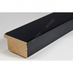 ABI366/31  40x20 - drewniana czarna lak rama do obrazów i luster sample