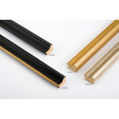 SCO1022/307 40x30 czarna ze złotym paskiem