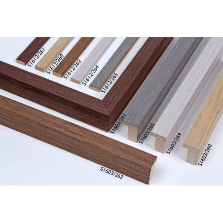 SCO1603.264 21x32 - jasno popielata rama do zdjęć i obrazów