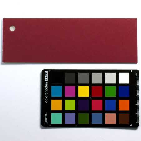 Passe-Partout ciemna czerwień z białym przekrojem M4469WT