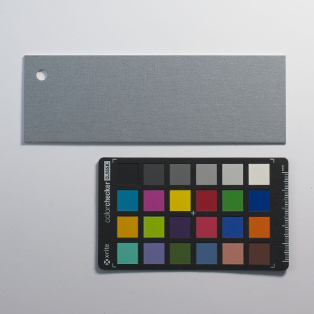 Passe-Partout stalowo szary z białym przekrojem M4879WT